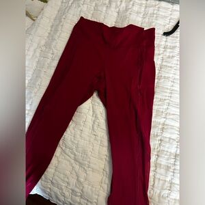 Alia Inspired Collection Dark Red leggings